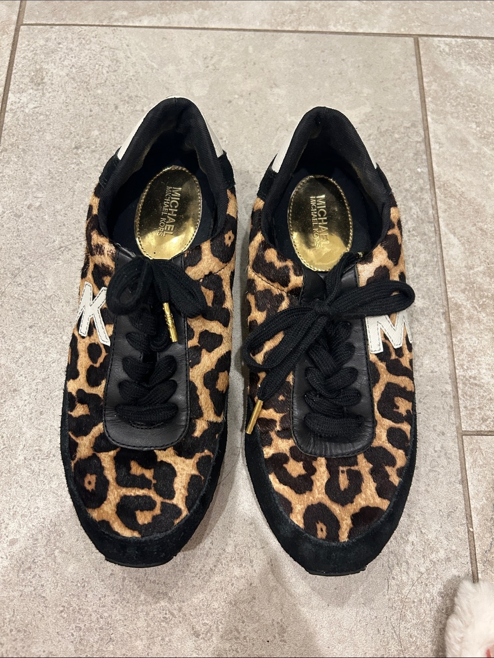Michael Kors Leopard Print Sneakers